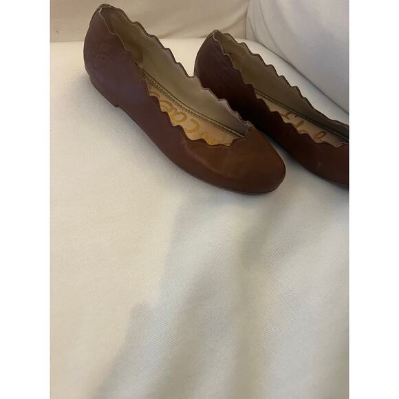 Sam Edelman Tan Flats - Picture 2 of 7